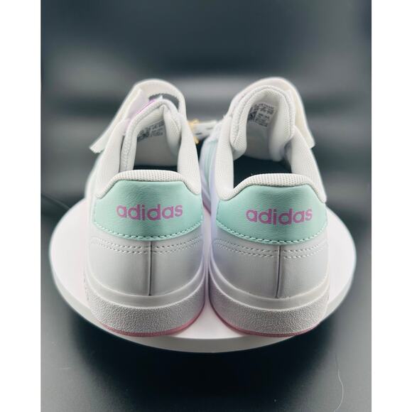 Adidas Grand Court 2.0 EL Girl Shoes ID7886 Sz 3 - Picture 3 of 6
